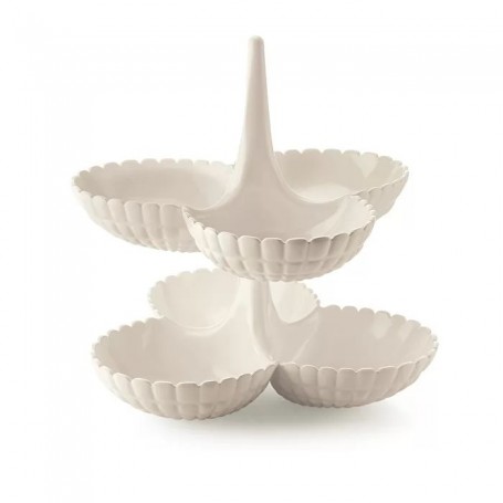 G SET 2 ANTIPASTIERE TIFFANY BIANCA