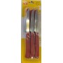 COLTELLI  BISTECCA 6PZ ROSSO