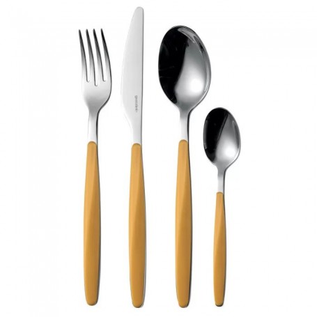 G SET 24 POSATE MY FUSION GIALLO OCRA