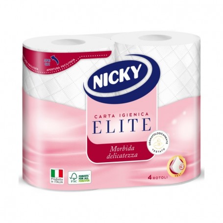 NICKY CARTA IGIENICA 4 ROTOLI