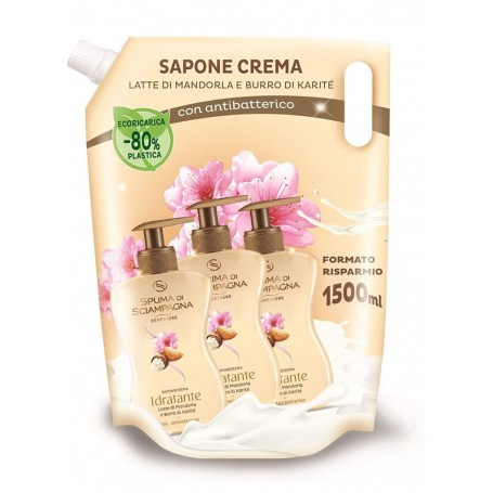 SPUMA DI SCIAMPAGNE RICARICA SAPONE1,5LT