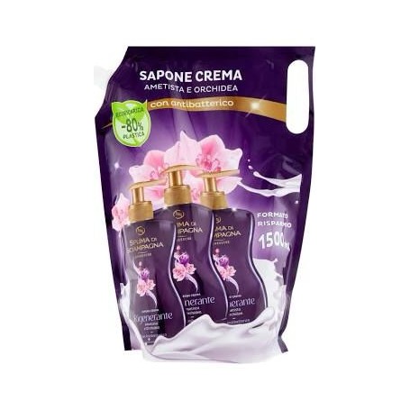 SPUMA DI SCIAMPAGNE RICARICA SAPONE1,5LT