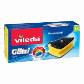 VILEDA GLITZI SPUGNA+RETINA 3PZ