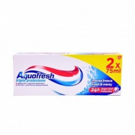 AQUAFRESH DENTIFRICIO 2PZ 75ML