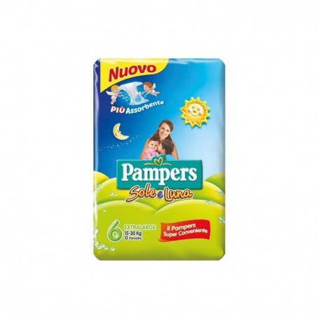 PAMPERS SOLE E LUNA 6 13PZ 15-30KG