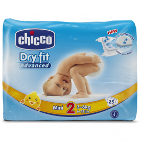 CHICCO 2 25PZ 3-6KG