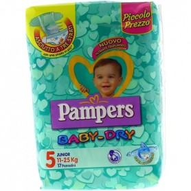 PAMPERS BABY-DRY 5 17PZ 11-25KG
