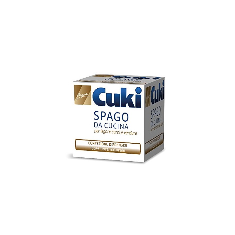 Spago Da Cucina CUKI 60m - 6 Confezioni, Fibra Naturale, Beige, Per Carni E Verdure