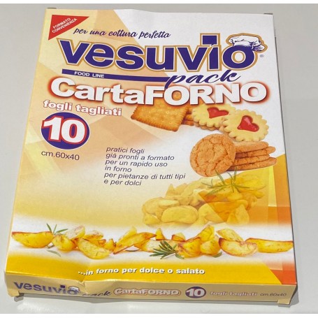 CARTA FORNO IN FOGLI 20PZ 60X40CM