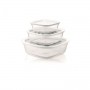FORME CASA  SET 3 CONTENITORI GRIGIO