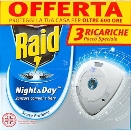 RAID NIGHT&DAY 3RICARICHE