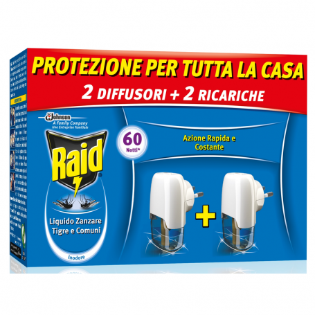 RAID FORNELLINO 2DIFFUSORI+2RICARICHE