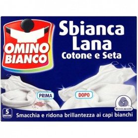 OMINO BIANCO SBIANCA LANA 5 BUSTINE