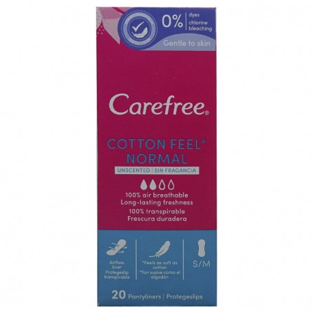 CAREFREE PROTEGGI SLIP COTTON FEEL NORML