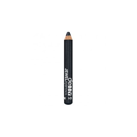 DEBBY JEWEL EYEPENCIL 01 BLACK MET