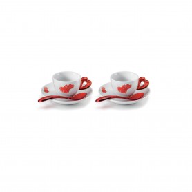 GUZZINI LOVE SET 2 TAZZINE+PIATTINO