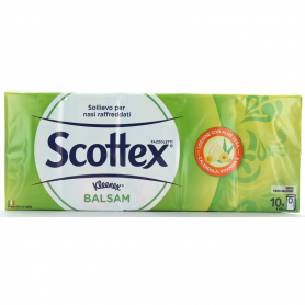 SCOTTEX FAZZOLETTI  BALSAM 10PZ