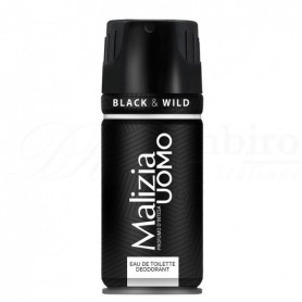 MALIZIA BLACK&WILD UOMO 150ML