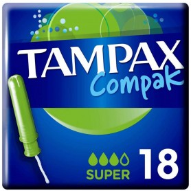 TAMPAX  SUPER COMPAK 18PZ