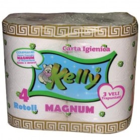 KELLY CARTA IGIENICA 4 ROTOLI