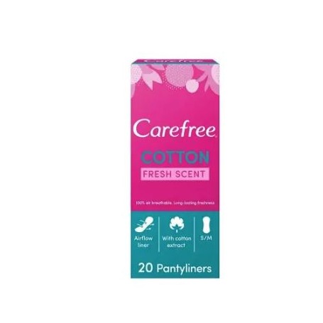 CAREFREE COTTON FRESH SCENT 20 PZ