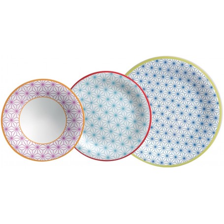 SET 6 POSTI TAVOLA FORME GEOMETRICHE