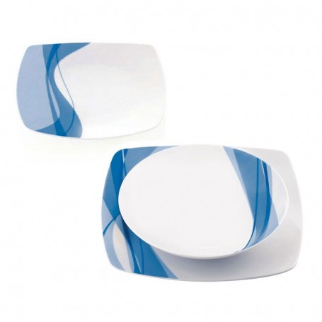 AQUA SET 6 POSTI TAVOLA BLU