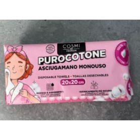 COSMI ASCIUGAMANO MONOUSO COTONE 20X20