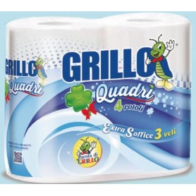 GRILLO  CARTA IGIENICA X4